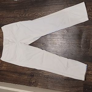 Ann Taylor LOFT Marisa Pants White Sz 0 Lighter weight Chino